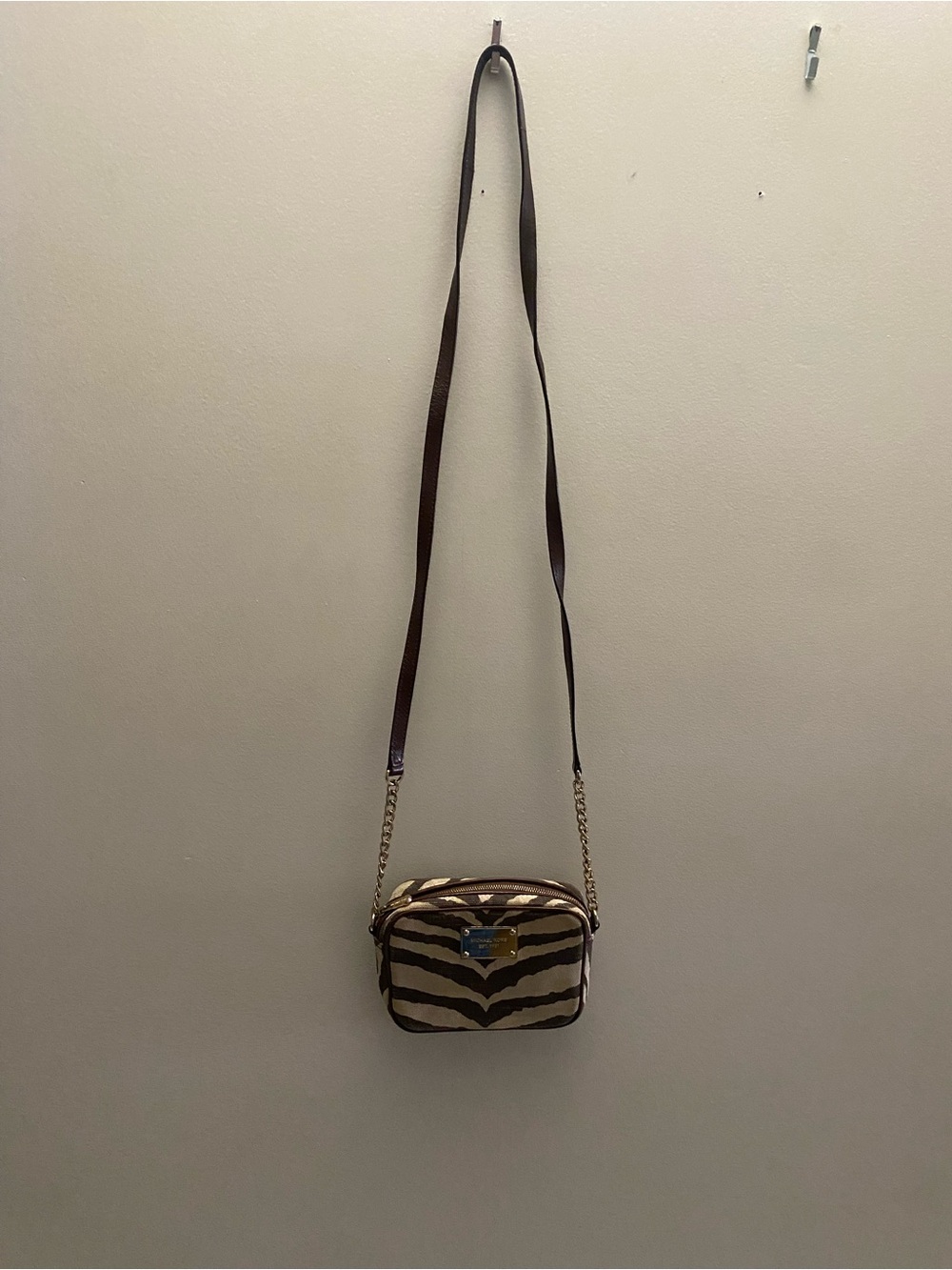 Michael Kors Zebra-Print small Crossbody bag